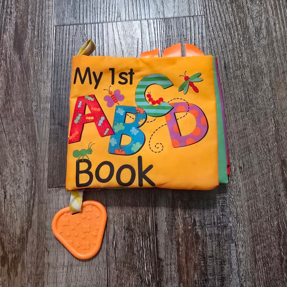 Cribmates My 1st ABC Book Soft Fabric Toy Sensory Crinkle Montessori